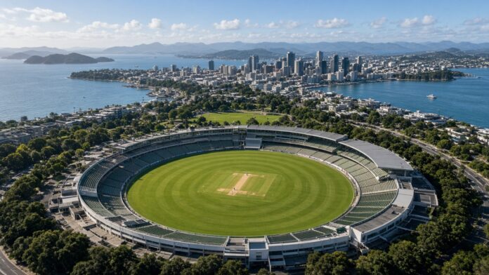 Illustration: Hagley, Basin Reserve, Eden Park: NZ Venue Guides
