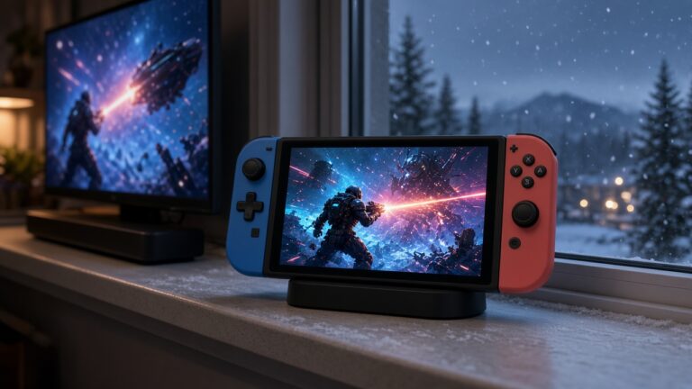 Illustration: Switch 2 Winter Ports: Stellar Blade, Metaphor & More